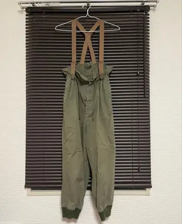 [가격 인하] Denim Dungaree 밀리터리 살로펫 올리브 02