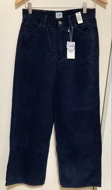 [ 미사용 새상품 ] Lee 코듀로이 와이드 팬츠 네이비