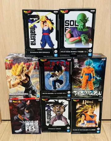 드래곤볼 피규어 묶음 판매 8점