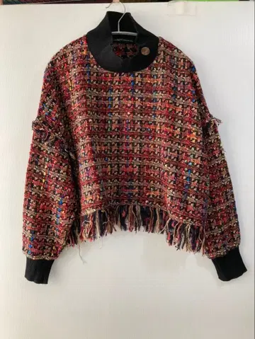 ZARA WOMAN 프린지 스웨터 L 사이즈