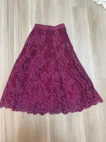 Nizelo 레이스 플레어 스커트