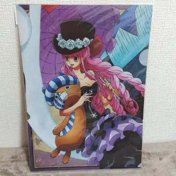 [ 새상품 ] 원피스 1번 복권 그려진 클리어 파일 페로나 브룩