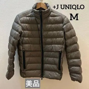새상품급 유니클로 +J UNIQLO 라이트 다운 자켓 M 브라운
