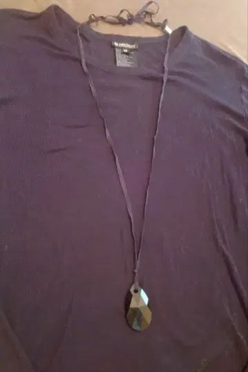 [ ANN DEMEULEMEESTER ] 본인 시기 티어드롭 목걸이 블랙