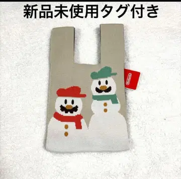 [ 새상품 미사용 택 포함 ] 닌텐도 닌텐도 스토어 니트 백 가방