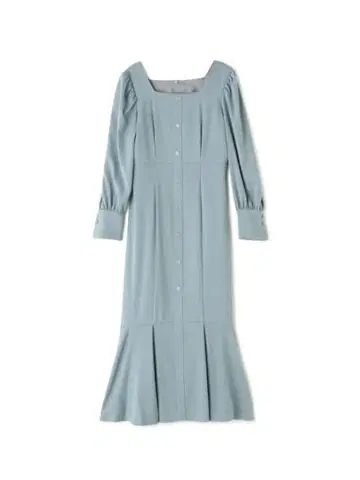 [ NATURAL BEAUTY BASIC ] 스퀘어 넥 머메이드 원피스