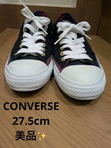 새상품급 CONVERSE ALL STAR 네이비/화이트 스니커즈 27.5