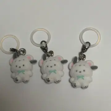산리오 후와후와 스노우 포차코 메지루시 액세서리