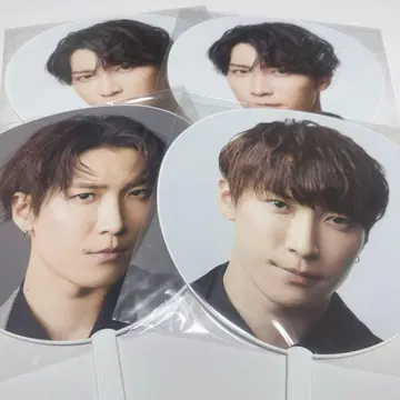 [ 새상품 미사용 ] SnowMan 와타나베 쇼타 점보 부채 4개 세트