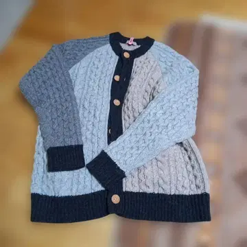 BEAMS 니트 케이블 니트 피셔맨 니트