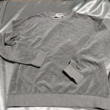 쓰리 도츠 스리도츠 그레이 벨로아 맨투맨 크루넥 M