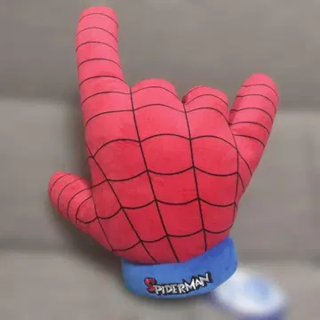 스파이더맨 손 모양 봉제 인형