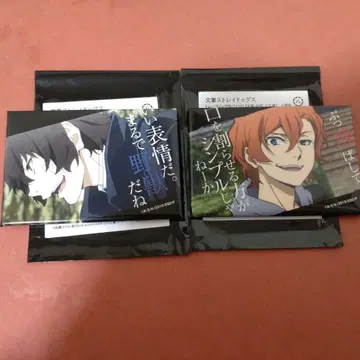 다자이 오사무 나카하라 추야 스퀘어 캔뱃지 문호 스트레이독스 온리샵