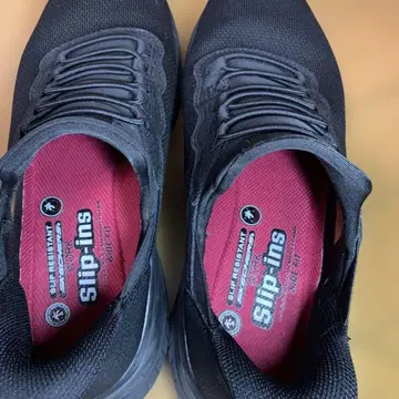 SKECHERS WORK SLIP-INS 블랙 28cm