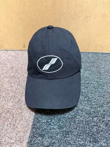 WE11DONE 로고 캡 블랙 OS 사이즈