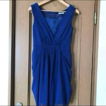 오페크 도트 클립 파티 드레스