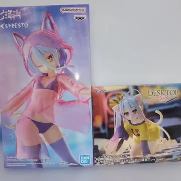 노 게임 노 라이프 화이트 피규어 2개 세트