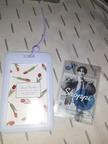 SnowMan 클리어 스티커 와타나베 쇼타 카드 홀더 세트