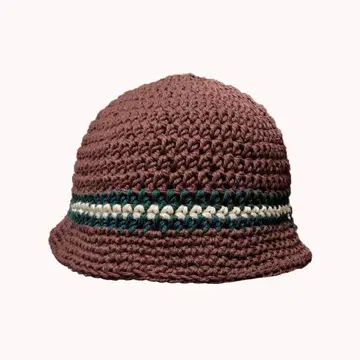 크러셔 햇 코튼 브라운 버킷 햇