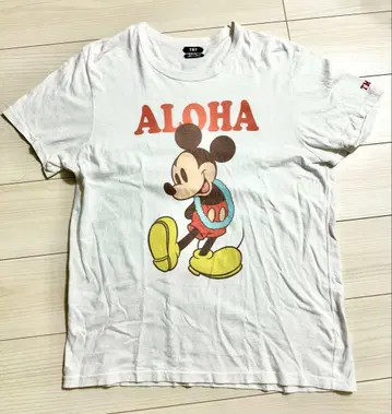 명작 레어 TMT ALOHA 미키 T셔츠 하와이 레이 아로하 XXL
