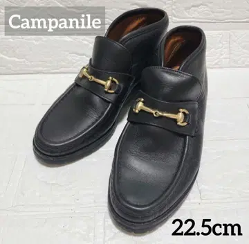 Campanile 숏부츠 처카 가죽 블랙 22.5cm