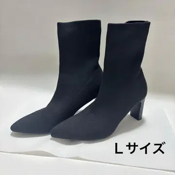 RANDA 스트레치 플레이트힐 삭스부츠