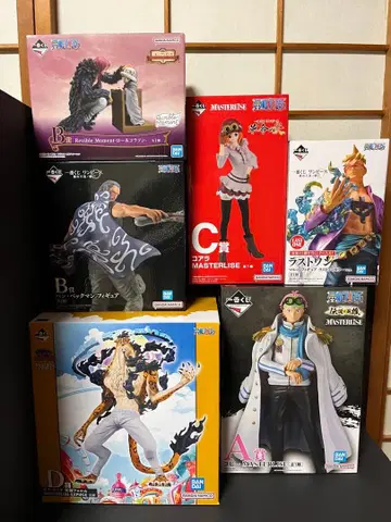 원피스 MASTERLISE 피규어 등 6체 세트