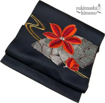 ZZ1225 나고야 오비 나고야 제직 블랙 363cm 팔로우 시 할인 중