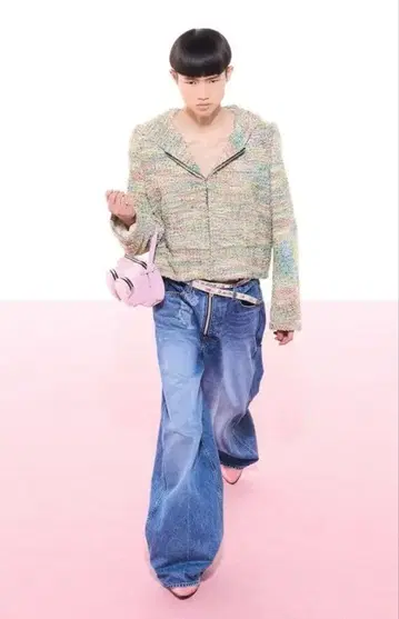 CANDY TWEED ZIP-UP HOODIE 48