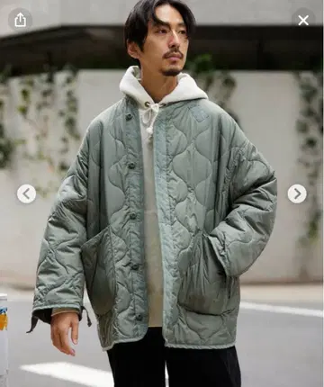 [ 새상품급 ] 저널 스탠다드 카키 퀼팅 자켓 오버 사이즈