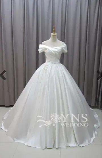 YNS WEDDING 오프숄더 웨딩 드레스