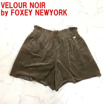 A7299 폭시 뉴욕 숏팬츠 벨로아 브라운 카키 40