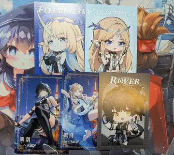 명조 엽서 5종 RED 도쿄 타워 콜라보