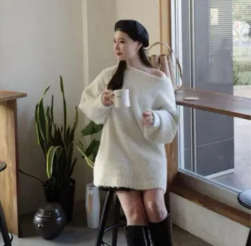 미착용 Acka 라운드 슬리브 니트