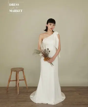 DRESSMARKET 웨딩 드레스 머메이드 L 사이즈