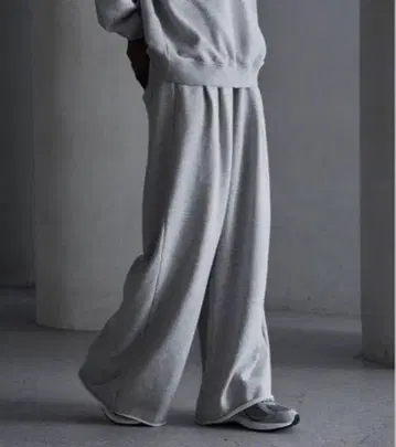 [ CALLNE ] 스웨트 팬츠 라이트 그레이