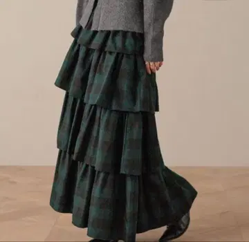 체크 캉캉 스커트 로리즈팜 미사용 새상품 이번 시즌 신상