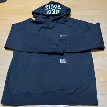 벤 데이비스 블랙 후드티 L