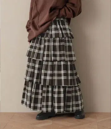 체크 캉캉 스커트 로리즈팜 미사용 새상품 이번 시즌 신상