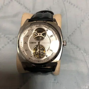 LOBINNI 자동 와인딩 시계 스켈레톤 디자인