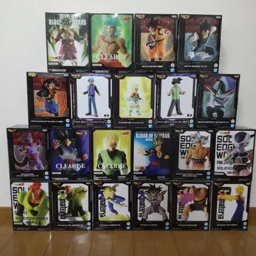 드래곤볼 피규어 21종류 세트 묶음 판매