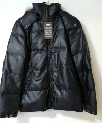 램 가죽 다운 자켓 미사용 새상품 블랙 퍼 포함 라벨 포함 남성용