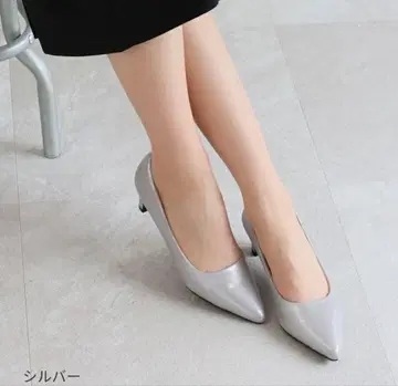 비비안 펌프스 실버 5cm 힐