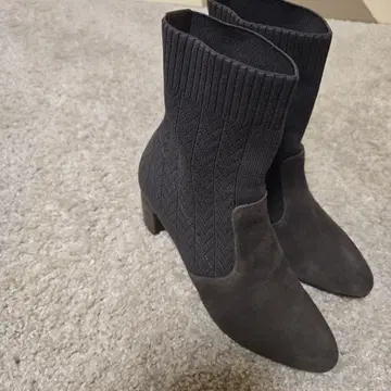 REGAL 다크 그레이 사이드 고어 부츠 24cm