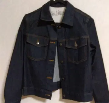 무인 G 데님 자켓 다크 네이비