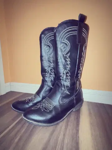 블랙 웨스턴 부츠