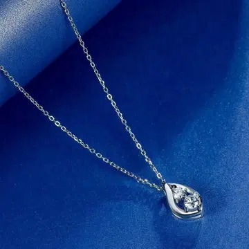 여성용 목걸이 물방울 목걸이 금속 알레르기 방지 925 순은제