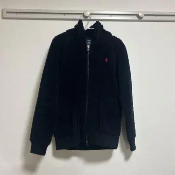 Gymplexx 후드 부착 보아 자켓 네이비