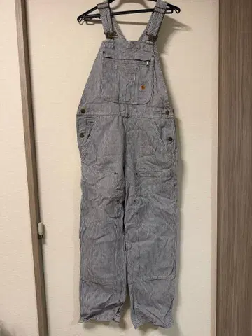 Carhartt 스트라이프 오버롤