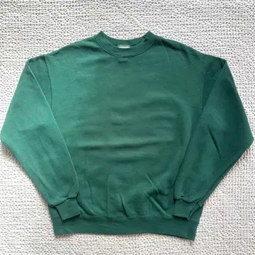 [ Lee Heavyweight S ] 포레스트 그린 무지 맨투맨